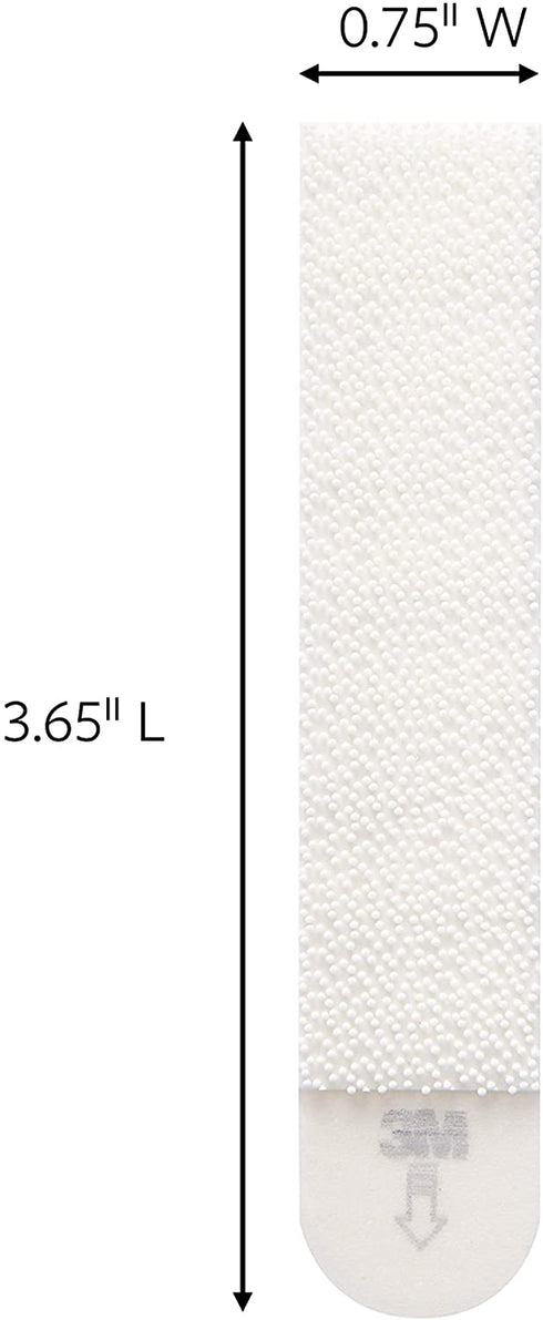 Command Large Picture Hanging Strips, White, Holds up to 16 lbs, 14-Pairs, Easy to Open Packaging