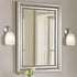 Design House 588814-SN Lydia Transitional 1-Light Indoor Wall Light Dimmable with a White Frosted Glass Shade and Twist On/Off Switch for Hallway Foyer Bathroom, Satin Nickel