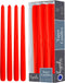 Hyoola 12 Pack Tall Red Taper Candles - 10 Inch Red Dripless, Unscented Dinner Candle - Paraffin Wax with Cotton Wicks - 8 Hour Burn Time.