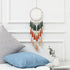Dream Catchers for Teens Girl Bedrooms Decor Boho Nightmare Crochet Sun Floral Woodland Traditional Dreamcatcher Windchime for Boy Room Decorations, Baby Shower, Toddler Crib,Gold Green Orange