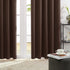 Deconovo Chocolate Rod Pocket Curtain Panel, 38 x 45 Inch, Thermal Insulated Blackout Curtains for Living Room, 2 Panels