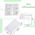 288 Grid Transparent Jewelry Storage Book with Pocket, Jewelry Earring Organizer Storage Holder Book Anti Oxidation Jewelry Storage Album with 100 Pieces Storage Bag for Necklace Bracelets Earring