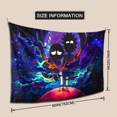 Anime Tapestry Wall Cloth Manga Wall Hanging for Boys Gifts Home Decor Bedroom Birthday Party Themed Decorative Tapestries 60x40in (4)