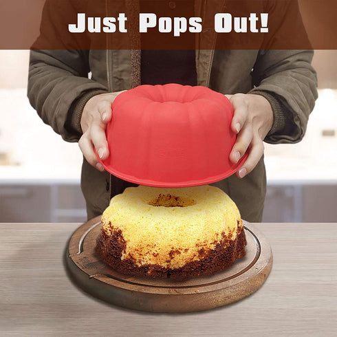 1x Silicone Bread Pans + 2x Silicone Bundt Pans
