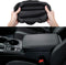 CKE for 11th Gen Civic for Honda Civic 2022 2023 Accessories Leather Auto Armrest Cover Storage Box Protector Interior Center Console Seat Cover - Black (Gray line)