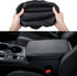 CKE for 11th Gen Civic for Honda Civic 2022 2023 Accessories Leather Auto Armrest Cover Storage Box Protector Interior Center Console Seat Cover - Black (Gray line)