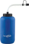 Pro Impact Boxing Hockey Lacrosse Water Bottle Squeezable Plastic w/Long Straw and Spray Cap - Ideal for Baseball Gym Yoga Sports Boxing Cycling Football (35.5 Oz.) BPA Free