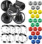 AMI PARTS Electric Range Burner Knob Kit KN002 RKE Universal Electric Range Oven Knob Handle Kit Compatible with Whirlpool Gas Stove Replace TJKN002&RK103.