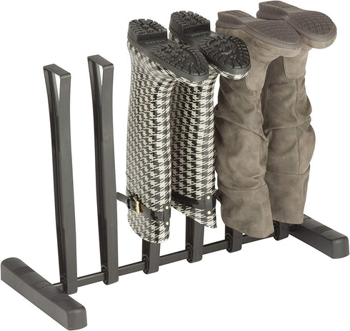 Honey-Can-Do 3-Pair Boot Holder SHO-06701 Boot Rack, Boot Storage Rack, Boot Drying Rack, Hanging Boot Rack