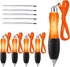 Galagee Wide Body Ballpoint Pens (5 pens + 5 extra black ink refills) - Super Big Fat Pens for Arthritis, Parkinson's, Carpal Tunnel and Essential Hand Tremors