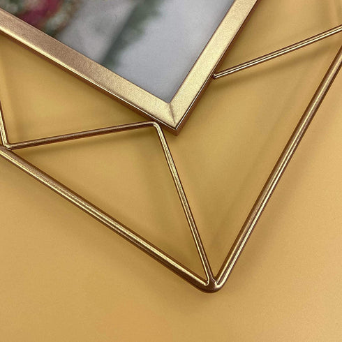 5x7 Metal Picture Frames for Tabletop or Wall Mounting Display, 2 Pack 7 x 5 Photo Frame