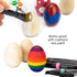 Hygloss Products Wooden Eggs - Unpainted Natural Wood Eggs Great For Easter Crafts - 1-3/4 x 2-1/2 Inches, 12 Pack