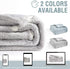 jinchan Dinosaur Throw Blanket Glow in The Dark Grey Lightweight Flannel Fleece Throw Blankets for Nursery Couch Bed Decor Magical Blankets All Seasons Gift for Girls Boys Baby Kids 40x60 Inch