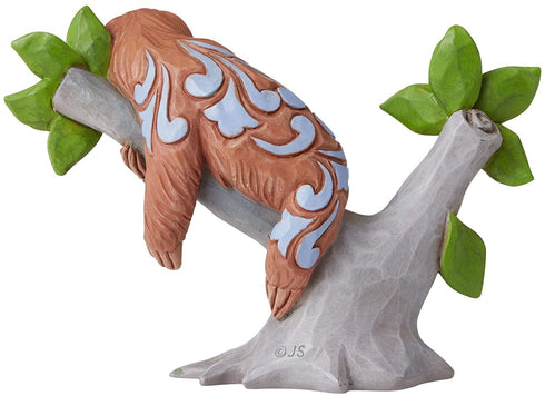 Enesco Jim Shore Heartwood Creek Mini Sloth Figurine, 3", Multicolor