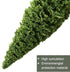 Wakauto 15pcs Model Trees, Green Scenery Landscape Cedar Trees with Base, Accssory Green Mini Tree Set, Lonely Bunch of Trees DIY Landscape Tribe