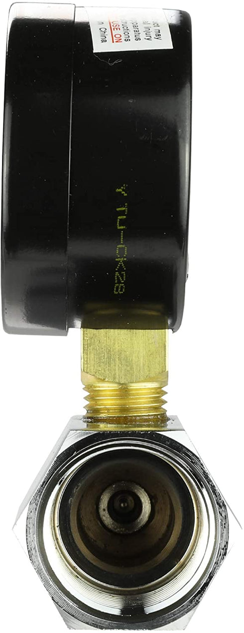 DANCO Gas Test Gauge for 0-15 psi at 1/10 Increments, Chrome-Plated (94352)