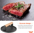 Hovico Cast Iron Grill Press, Heavy Duty Multi Functional - Meat Press, Sandwich & Bacon Press - Burger Press Patty Maker for Kitchen