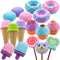GIFTEXPRESS 17 PCS Pretend Play Food Dessert Set, Sweet Treats Assortment, Toy Donuts, Cupcakes, Ice Cream, Candy Bars, Assorted Dessert Toys for Kids