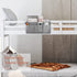 Trycooling Bedside Caddy/Bedside Organizer Caddy Hanging Storage with 3 Pockets for Dorm Hospital College Bunk Bed (Grey)