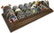 DecoWoodo 5 Rows Challenge Coin Holder Military Coin Display Stand Walnut Finish