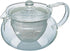 Hario ChaCha Kyusu Maru Teapot Heatproof Glass Teapot 450 mL, Glass