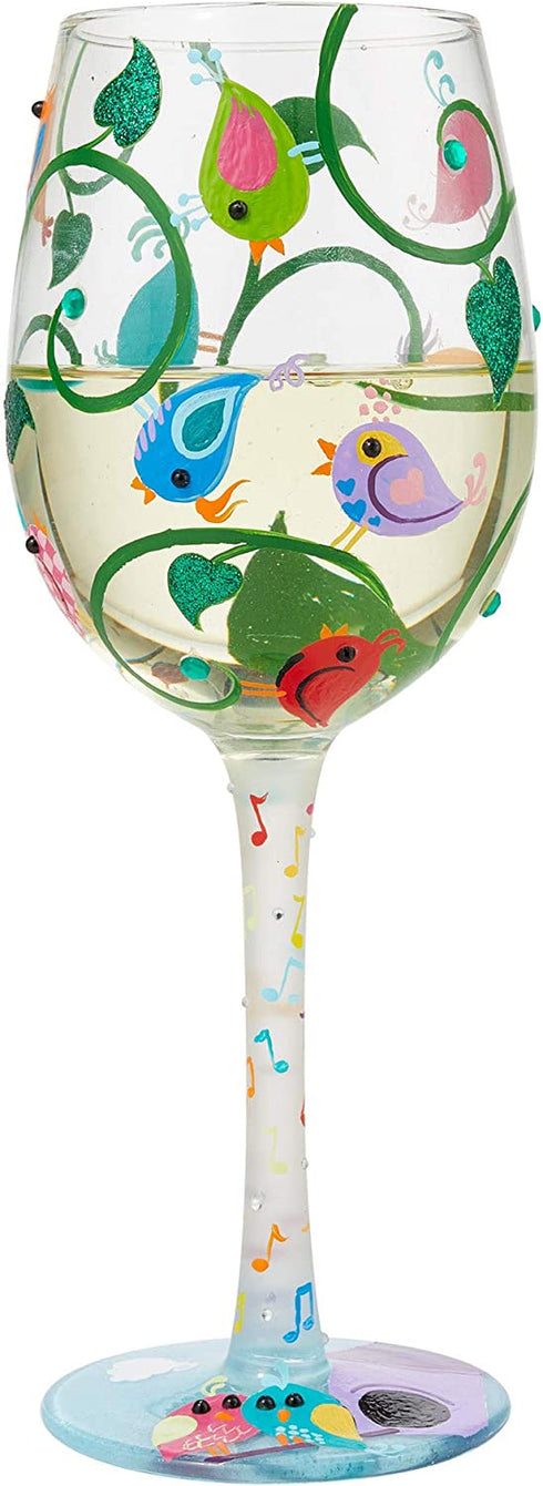 Enesco Lolita Wine Glass Song Birds