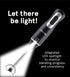 Gourmia GHB2360 12 Speed Illuminating Immersion Hand Blender with Turbo Mode - Comfortable Ergonomic Handle - Whisk Attachment Included - Integrated LED Spotlight - 300 Watt Motor - Black