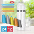 12 oz Sublimation Blank Tumblers Cups Vacuum Stainless Steel Tumblers with Lids White Vacuum Tumblers for Sublimation DIY Tumblers Coffee Travel Mug for Office Travel Outdoors (2 Pieces)