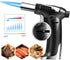 DYD Butane Torch, Culinary Torch Refillable Kitchen Cooking Torch Lighter with Safety Lock and Adjustable Flame for Baking Brulee Creme Cooking BBQ Crafts(Butane Gas Not Included)