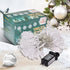 Led Christmas Lights Snowflake String Lights 100Led 49Ft Plug in 8 Modes Extendable Fairy String Lights for Indoor Outdoor Holiday Party,Wedding, Xmas Tree, New Year, Christmas Decorations(Cool White)