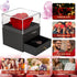Qrytoi Real Preserved Rose, Eternal Rose Gift Box with 100 Kinds of Love Language Heart Necklace Enchanted Rose Flower Gifts for Her on Mothers Day Valentines Day Anniversary Christmas Birthday Gifts