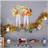 Wedding Champagne Goblets Toasting Flute Glasses for Bride and Groom Creative Deluxe Glass Cups with Rhinestone Rimmed Heart Decoration Gift Set