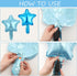1st Birthday Decorations First Birthday Boy Backdrop 88 Pcs Blue Baby Boy First Birthday Party Supplies with Banner Foil Star Balloons Set for 1st Birthday Baby Shower Party Decorations Supplies