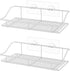 SMARTAKE 2-Pack Shower Caddy, Adhesive Bathroom Shelf Wall Mounted, No Drilling Strong Shower Caddies Kitchen Racks - Stainless Steel Storage Organizers (9.9 Inches), White