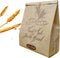 50 Pack 13.8 X 9.5 Inch Kraft Paper Bread Bags for Homemade Bread, Large Paper Bakery Bags for Bread Loaves, Eco Friendly Bread Packaging Storage Loaf Bags for Home Kitchen Bakery.