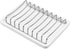Slideep Ceramic Soap Dish Holder, Stainless Steel Soap Bar Holder for Bathroom and Shower, Double Layer Draining Soap Box