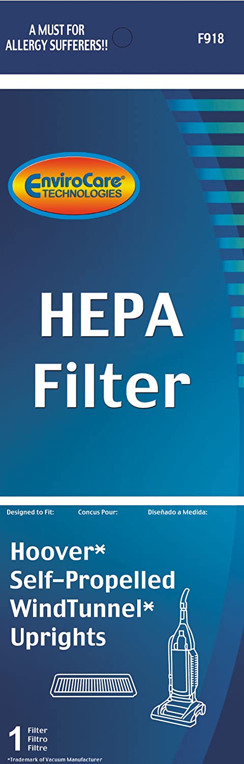 Final Filter for Hoover Windtunnel Pleated HEPA w/activated Charcoal Vacuum Filter, Upright, Self propelled Vacuum Cleaners