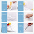 ETECHMART 18 x 36 Inch Clear PVC Table Cover Protector, 1.5mm Thick Custom Plastic Desk Pad , Waterproof Vinyl Table Top Protector Mat for Coffee Table, Dining Table, Writing Desk