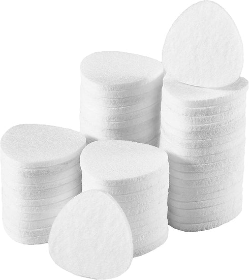 Maitys Essential Oil Refill Pad Replacement Refill Pads for Aromatherapy Essential Oil Diffuser Compatible with Humidifier, Air Purifier, Essential Oil Diffuser Replacement Microfiber Pad (50), White