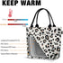 Aosbos Leopard Lunch Bags for Women, Leakproof Insulated Lunch Box Lunch Tote Bag Lunch Cooler Bags, Meal Prep Container Loncheras Para Mujer for Work Travel Picnic Gym, Leopard Print