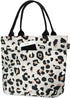 Aosbos Leopard Lunch Bags for Women, Leakproof Insulated Lunch Box Lunch Tote Bag Lunch Cooler Bags, Meal Prep Container Loncheras Para Mujer for Work Travel Picnic Gym, Leopard Print