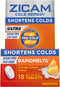 Zicam Ultra Cold Remedy Zinc Rapidmelts, Orange Cream Flavor, 18 Count (Pack of 1)