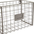 Wire Basket Hanging Mail Organizer, Farmhouse Wall Decor (17.2 x 6.5 x 5.2 in)