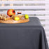 RYB HOME Grey Table Cloth - Rectangle Spill-Proof and Water Resistance Fabric Tablecloth Holiday Table Cover for Kitchen Dining Buffet Reception, 60 x 90, Grey