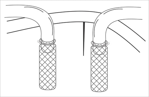 Pack of 50 Washing Machine Lint Traps Premium Snare and Rustproof Stainless Steel Mesh with Clamps