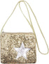 Kids Glitter Sequins Crossbody Purse Small Shoulder Bag Satchel for Boys Girls