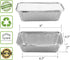 55 Pack Loaf Pans with Lids, Aluminum Loaf Pans, Bread Pans, Meatloaf Pans l Cake Pan, Foil Loaf Pans, Disposable Aluminum l Tin Pans, 650 ml capacity Size 7.8x4.3x2 by Spare Essentials