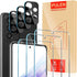 (6 Packs) Samsung Galaxy A53 5G Screen Protector (3 Packs) with 3 Packs Camera Lens Protector,HD Clear 9H Hardness Bubble Free Anti-scratch Tempered Glass for Galaxy A33 5G/A53 5G