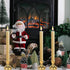 Ivory Taper Candles LED Flameless Window Candles,Battery-Powered,with Remote Control and Timer Flickering ,Suitable for Dinner Party Wedding Window Christmas Decorations(10x0.83 Inches, Set of 6)
