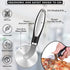 Aunly Aluminum Pizza Peel - Large Size Pizza Paddle 12x14 Inch Metal Pizza Spatula with Foldable Wood Handle & Pizza Cutter- Pizza Shovel for Homemade Baking Lovers for Pies, Pastries, Dough & Cookies